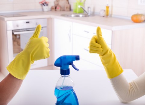 Professional cleaners carrying out a deep one-off clean in a TW1 property